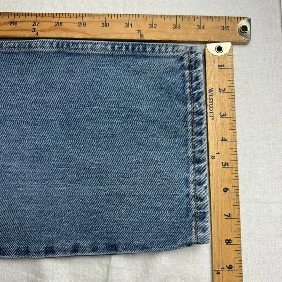 Levi's 550 Straight Jeans Men 36 X 36 (fits 34x34) Blue Denim Cotton Relaxed Fit - Picture 12 of 12